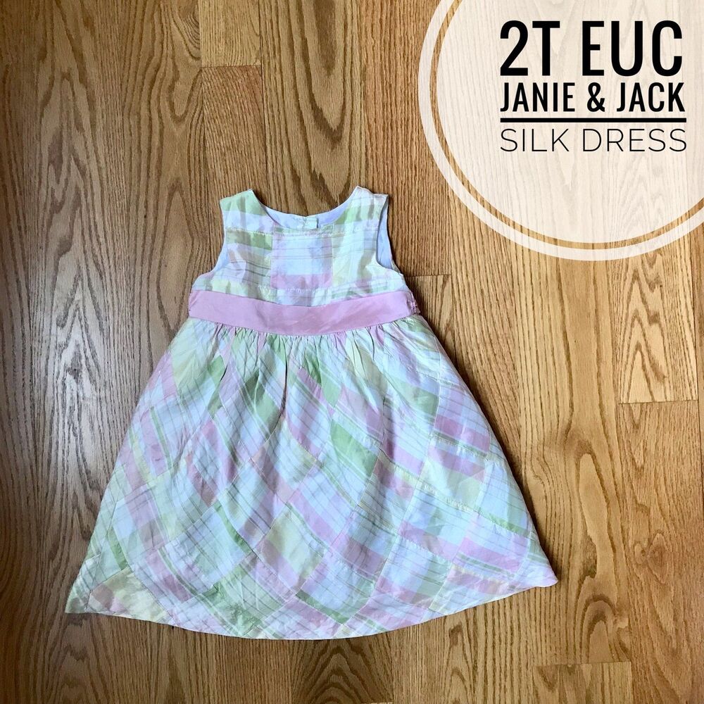 2T EUC Special occasion Janie and Jack Silk vintage (2009) dress